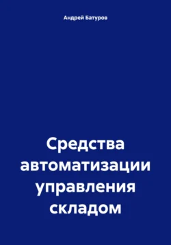 Средства автоматизации управления складом, Андрей Батуров