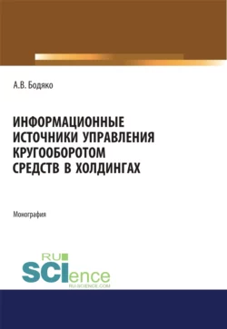 Информационные источники управления кругооборотом средств в холдингах. (Бакалавриат, Магистратура). Монография., Анна Бодяко