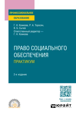 Право социального обеспечения. Практикум 2-е изд., пер. и доп. Учебное пособие для СПО, Галина Комкова