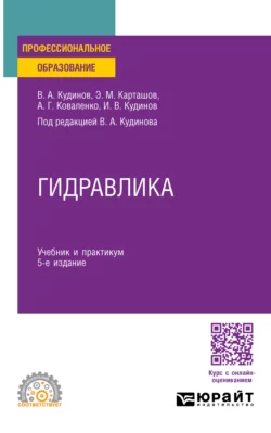 Гидравлика 5-е изд.  пер. и доп. Учебник и практикум для СПО Василий Кудинов и Эдуард Карташов