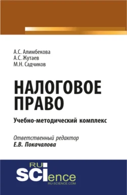 Налоговое право. (Аспирантура, Бакалавриат, Магистратура). Учебно-методический комплекс., Михаил Садчиков