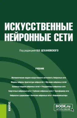 Искусственные нейронные сети. (Бакалавриат  Магистратура). Учебник. Владислав Цехановский и Наталия Жукова