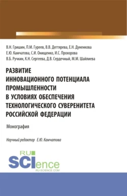 Развитие инновационного потенциала промышленности в условиях обеспечения технологического суверенитета Российской Федерации. (Бакалавриат, Магистратура). Монография., Елена Дуненкова