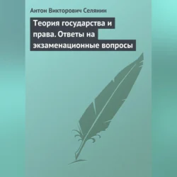 Теория государства и права. Ответы на экзаменационные вопросы, Антон Селянин