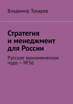 Стратегия и менеджмент для России. Русское экономическое чудо – №36, Владимир Токарев