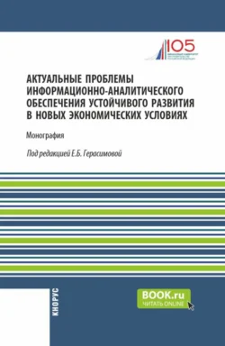 Актуальные проблемы информационно-аналитического обеспечения устойчивого развития в новых экономических условиях. (Аспирантура, Магистратура). Монография., Елена Герасимова