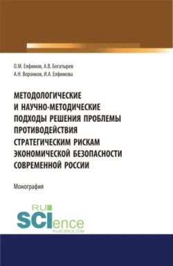 Методологические и научно-методические подходы решения проблемы противодействия стратегическим рискам экономической безопасности современной России. (Бакалавриат). (Магистратура). (Специалитет). Монография Олег Елфимов и Инна Елфимова