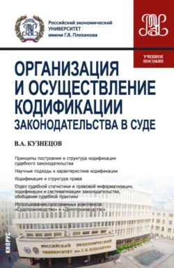 Организация и осуществление кодификации законодательства в суде. (СПО). Учебное пособие., Владимир Кузнецов