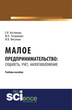 Малое предпринимательство: сущность  учет  налогообложение. (Бакалавриат). (Магистратура). Учебное пособие Елена Костюкова и Марина Феськова