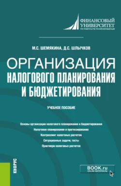 Организация налогового планирования и бюджетирования. (Бакалавриат, Магистратура). Учебное пособие., Дмитрий Шлычков