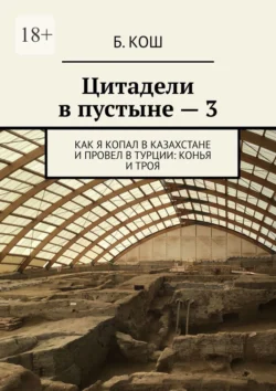 Цитадели в пустыне – 3. Как я копал в Казахстане и провел в Турции: Конья и Троя Б. Кош