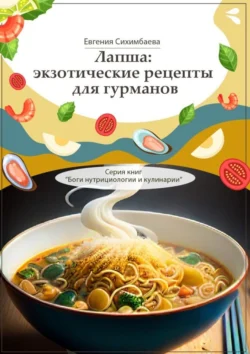 Лапша: экзотические рецепты для гурманов. Серия книг «Боги нутрициологии и кулинарии», Евгения Сихимбаева