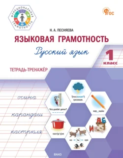 Языковая грамотность. Русский язык. 1 класс. Тетрадь-тренажёр Наталья Песняева