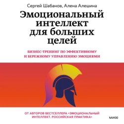 Эмоциональный интеллект для больших целей. Бизнес-тренинг по эффективному и бережному управлению эмоциями, Сергей Шабанов