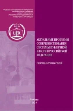 Актуальные проблемы совершенствования системы публичной власти в Российской Федерации Коллектив авторов и Мария Липчанская