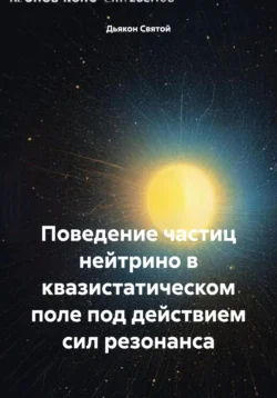 Поведение частиц нейтрино в квазистатическом поле под действием сил резонанса, Дьякон Святой