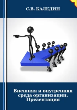 Внешняя и внутренняя среда организации. Презентация, Сергей Каледин