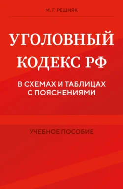 Уголовный кодекс РФ в схемах и таблицах с пояснениями, Мария Решняк