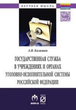 Государственная служба в учреждениях и органах уголовно-исполнительной системы РФ: теория и практика развития, Андрей Каляшин