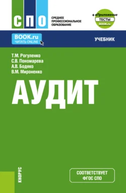 Аудит и еПриложение. (СПО). Учебник. Татьяна Рогуленко и Валентина Мироненко