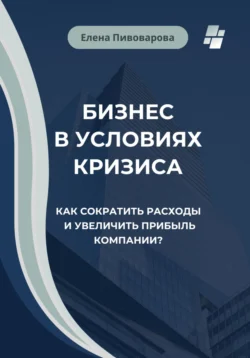 Бизнес в условиях кризиса. Как сократить расходы и увеличить прибыль компании? Елена Пивоварова