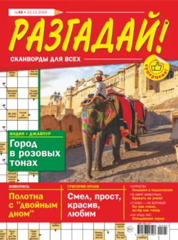 Журнал «Разгадай! Сканворды для всех» №43/2024