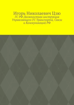 ГС РФ Должностная инструкция Управляющего ГС Транспорта, Связи и Коммуникаций РФ, Игорь Цзю