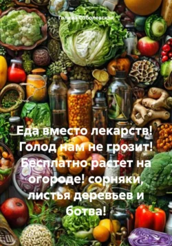 Еда вместо лекарств! Голод нам не грозит! Бесплатно растет на огороде! сорняки, листья деревьев и ботва!, Галина Соболевская