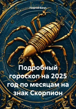 Подробный гороскоп на 2025 год по месяцам на знак Скорпион, Георгий Богат