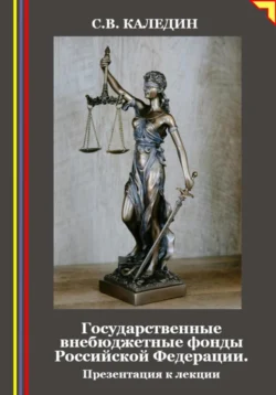 Государственные внебюджетные фонды Российской Федерации. Презентация к лекции, Сергей Каледин