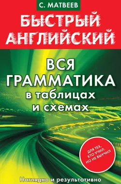 Быстрый английский. Вся грамматика в таблицах и схемах, Сергей Матвеев