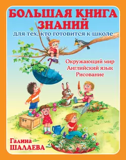 Большая книга знаний для тех, кто готовится к школе. Окружающий мир. Английский язык. Рисование, Галина Шалаева